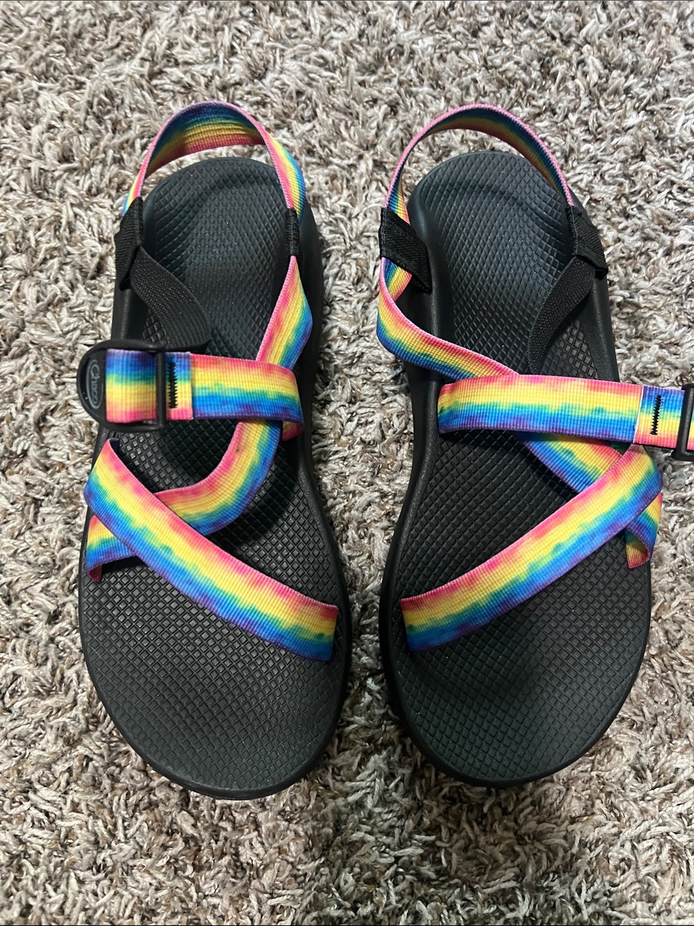 Chaco Men’s Sandals with Rainbow Straps